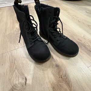 Dr. Martens Girls Stylish Black Boots